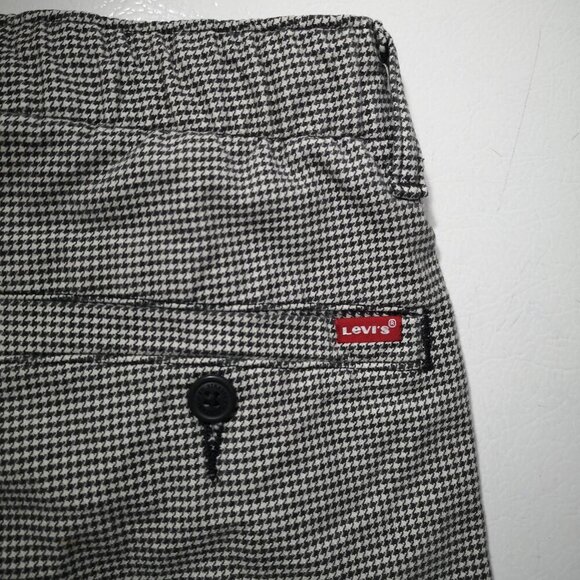 Levi's XX Chino EZ Black & White Check Taper Leg Stretch Size Small Pants - Picture 10 of 16